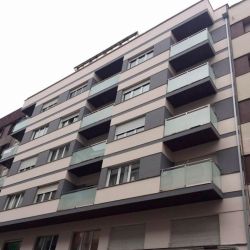 Resultado de limpieza de fachada de edificio